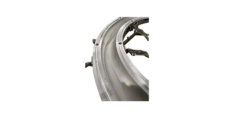 The mold for rotational molding products is a single wall closed mold