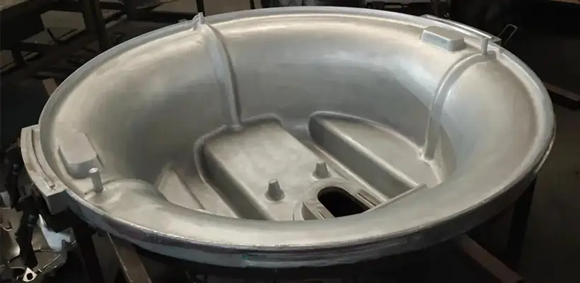 How a rotomolding mold manufacture process?