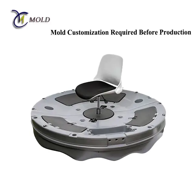 Outdoor Round Lure Fishing Boat | 360° Rotating & Lifting Design | Connectable