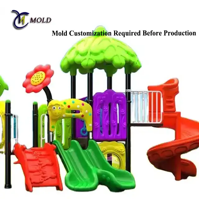 Outdoor playground equipment sets for children's entertainment and playgrounds