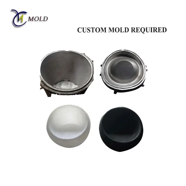 LED Light Stool Rotational Mould | Custom Plastic Furniture Mold | Outdoor Illuminated Seat Mold