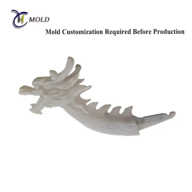 Rotational Molding Dragon Head and Tail | Custom Plastic Parts | Durable Outdoor Decoration
