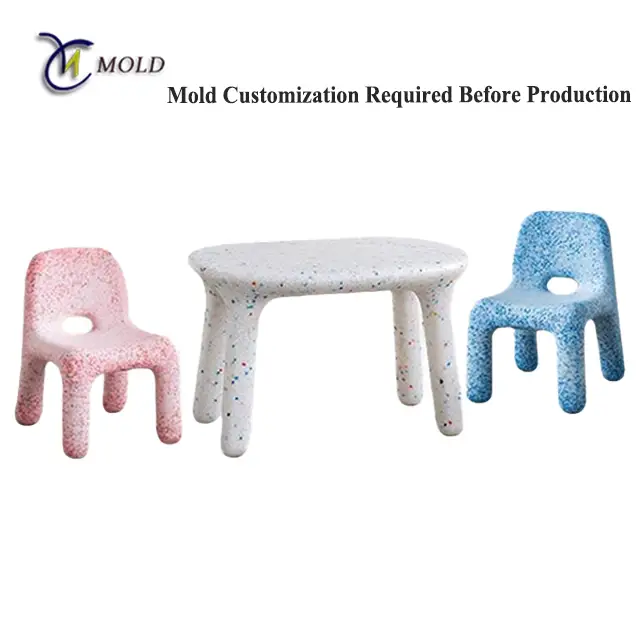 Plastic Contemporary Solid Color Kids Club Chair Polka Dot with 4-Legs
