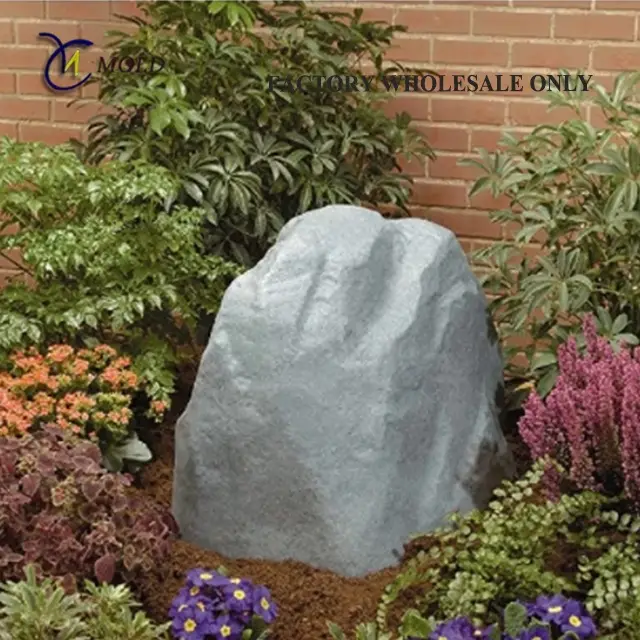Rotomolded Faux Rock Cover – Decorative Garden Rock Shell to Conceal Valves / Pumps / Pipes