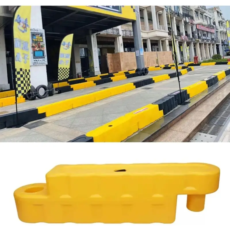 Rotomoulded Karting Track Water Barrier System | Modular Water-Filled Safety Barrier for Racing Circuits