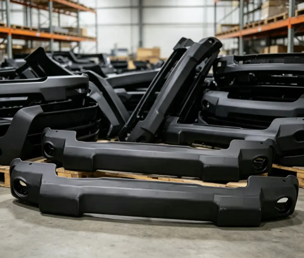 Stock  Jeep plastic bumper
