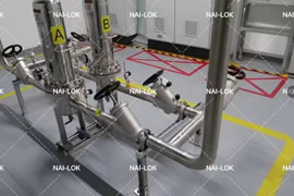 6 Inch bellows valve for purity gas generator