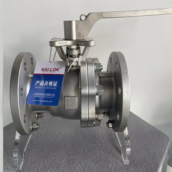DN80 Stainless Steel Floating CF8M ANSI 150# Flanged Ball Valve ISO Direct Mount Full Port 2 PC Ball Valve