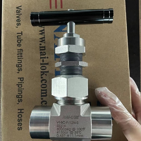Alloy Panel Mounting High Pressure 6000psi Needle Valve