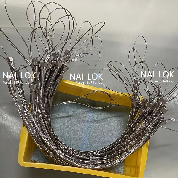 4000psi Metal Hose Stainless Steel 316 Fleksibele Hose