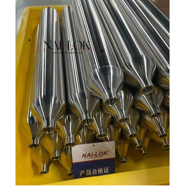 Silinder Pensampelan Tekanan Rendah Berakhir Dua Kali 150cc 1800psig 316L SS 1/4" Perempuan