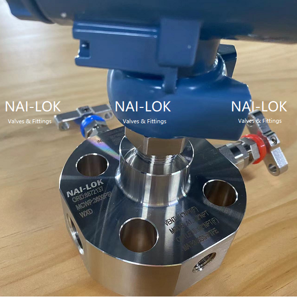 1/2" laipallinen, ruostumattomasta teräksestä valmistettu 625-seosteinen kaksoislohkoinen ja ilmaava (DBB) yksilaippaventtiili – Prosessi- ja instrumentointilaitteet