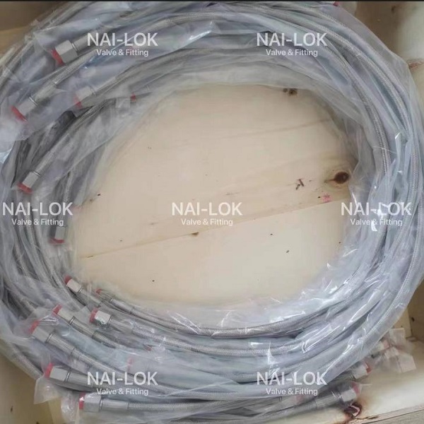 Hege druk 3000psi PTFE linnende roestfrij stiel breidslangen 1/2/5 meter