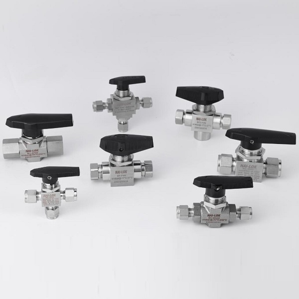 NAI-LOK Instrumentation 1 PC Stainless Steel SS316 Ball Valve High Pressure 3000psi