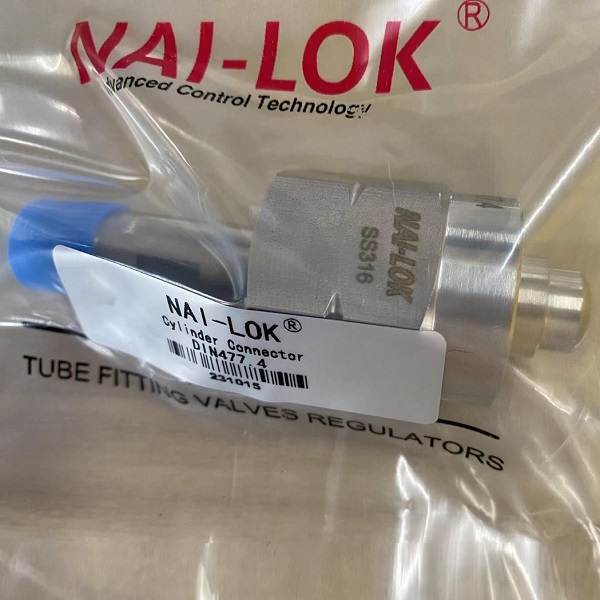 Connecteur de cylindre en acier inoxydable DIN477.4