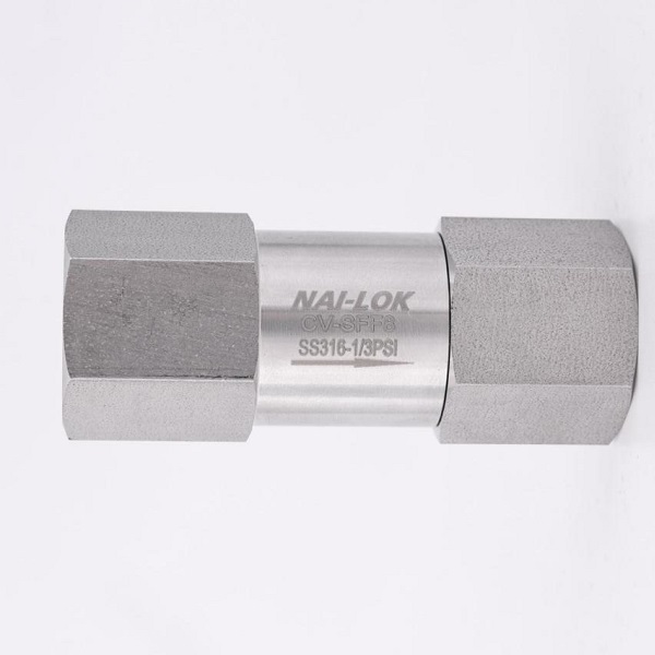 None Return Stainless Steel SS316 Air Check Valve 1/2in BSPP Female Thread Full Port Check Valve