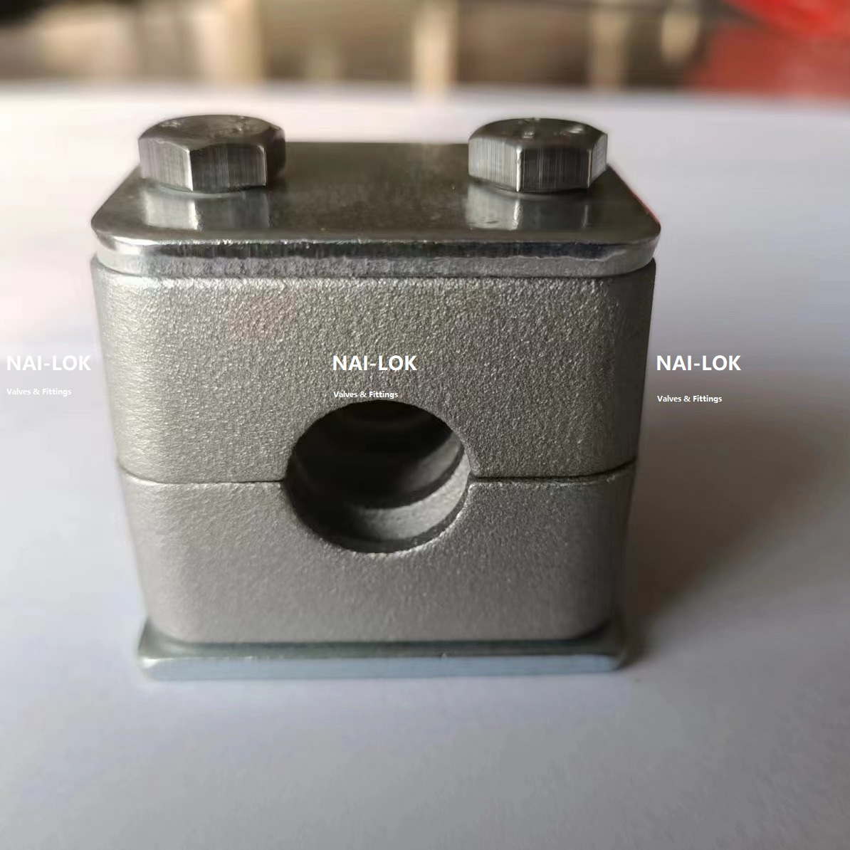 Aluminum Alloy Hex Bolts Heavy Hydraulic One Pipe Clamp Tube Clamp