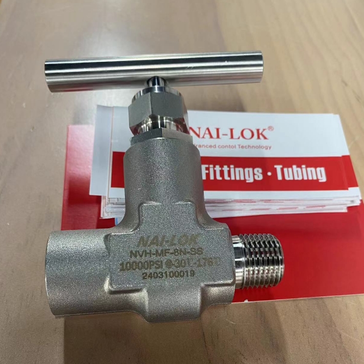 NAI-LOK 1/2 NPT naaras x uros kierre SS316 korkeapaine 10000PSI ruostumattomasta teräksestä valmistettu neulaventtiili öljylle ja kaasulle
