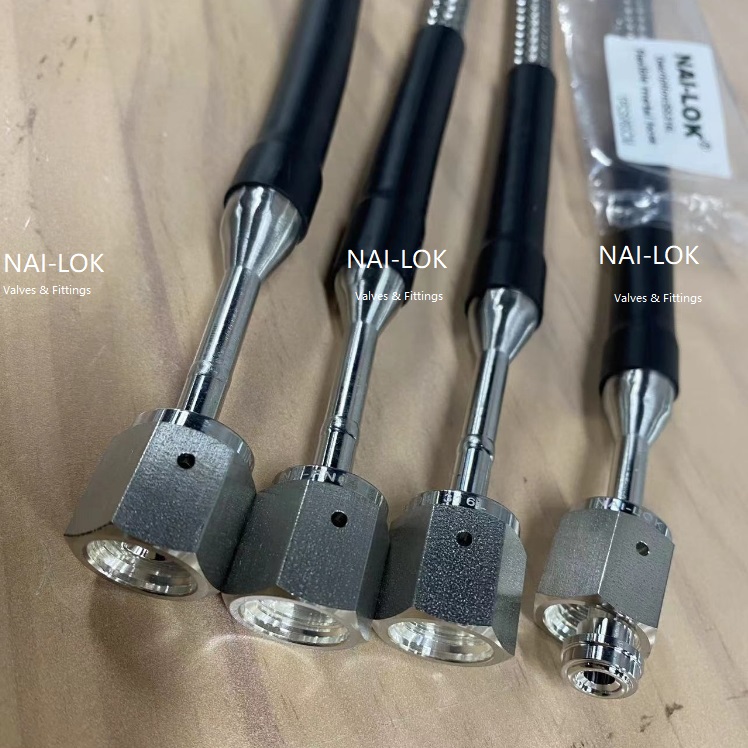 NAI-LOK hege suverens en laske Face Seal Metal Hose