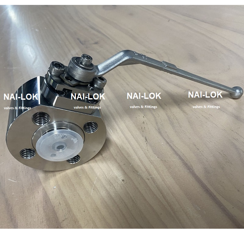 NAI-LOK High Pressure Floating Ball Valves SS304/316 with ISO5211 Pad Industrial Forged Steel Wafer Ball Valve,Full Bore