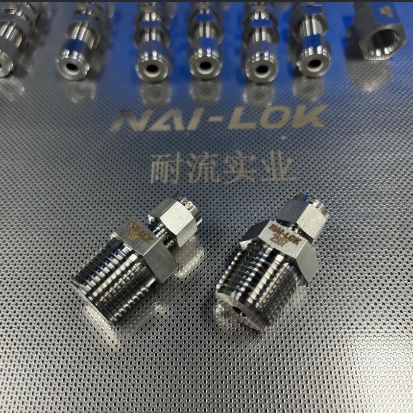 Alloy Stainless Steel Compression Fittings Male Connector OEM Factory Instrumentation Fittings