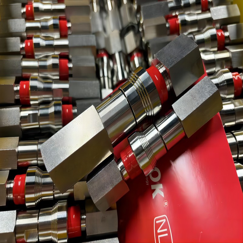Raccord rapide Nai-Lok Alloy C-22, vanne d'arrêt 1/2 NPT femelle