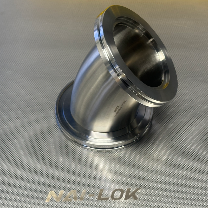 Koleno 45 stupňů Nai-lok z nerezové oceli 316L ISO-K80