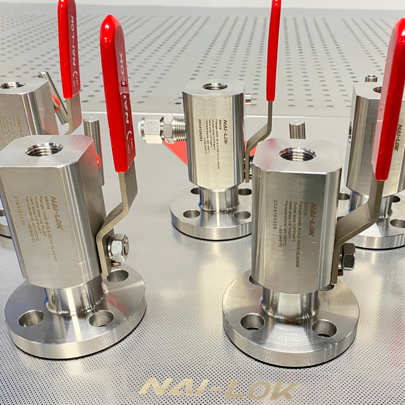 ANSI ASME B16.5 DN15 CL300RF SBB-venttiili – Yksilohkoinen ja ilmaava, 1/2" tuuletusaukko