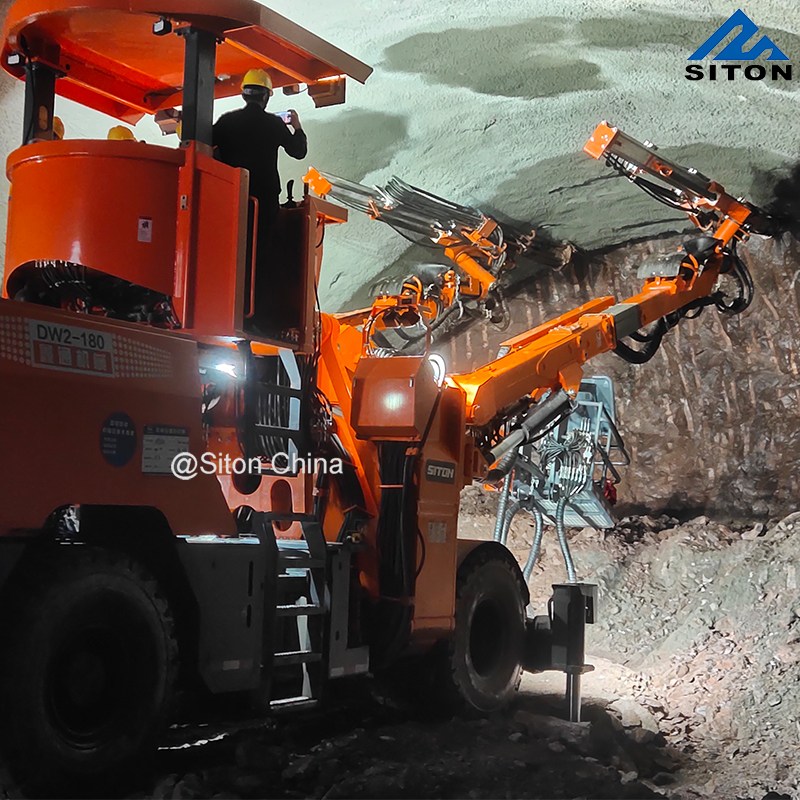 Siton DW2-180 Double-boom Face Drilling Jumbo