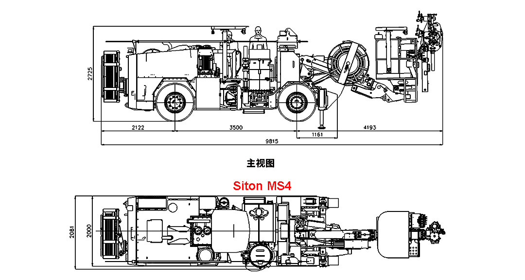 Siton MS4 Cable Bolting Rig