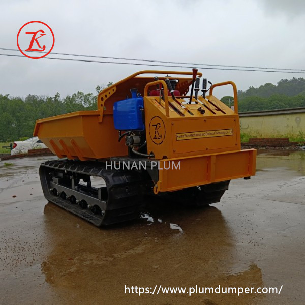 Utilizing a Tracked Dump Truck
