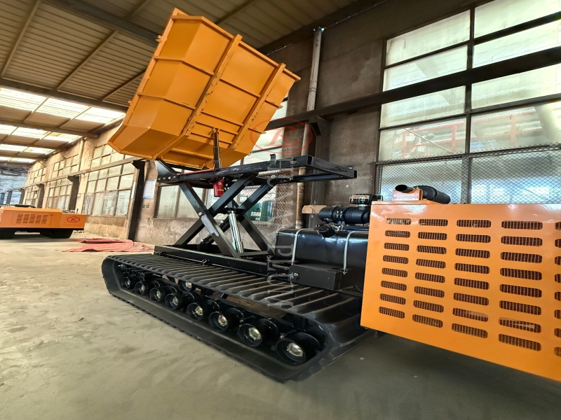 safe transport methods for tracked dump trucks