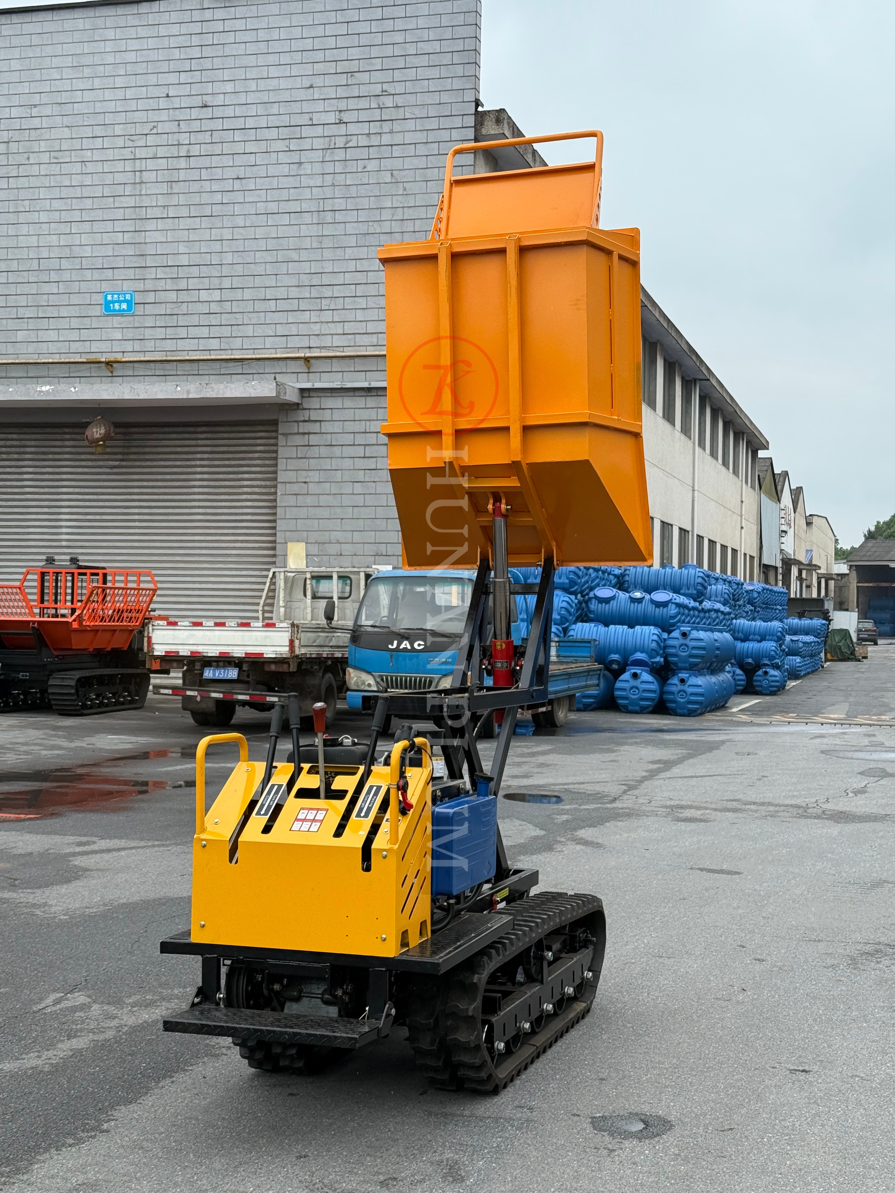 inside a modern tracked dumper factory how quality is controlled from steel to track