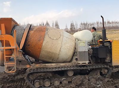 Construction Machinery Cement Mixer Transport
