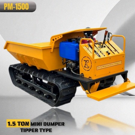 1500kg Mini Crawler Dumper All Terrain Transporter