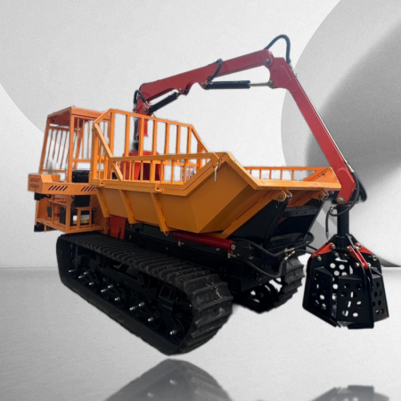 Crawler Dumper Equipped with  Crane Grab 5000kg