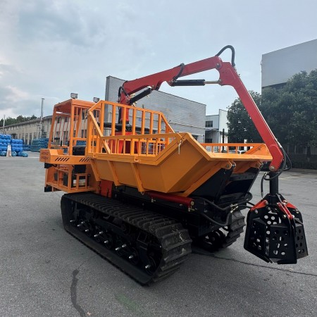 Equipped with  Crane Grab 5000kg Crawler Dumper