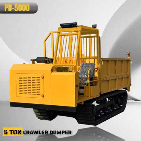 PD-5000 palm oil tractor 5 Tons Crawler Dump Truck