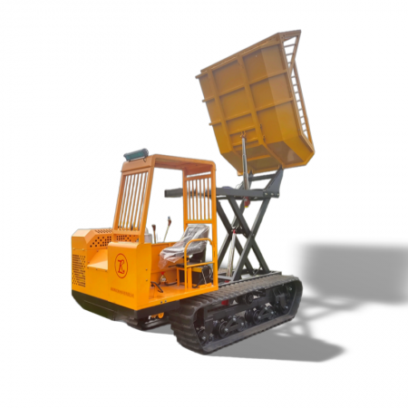 PD-3500TA Scissor Lift 2.4m Crawler Dumper All Terrain Transporter