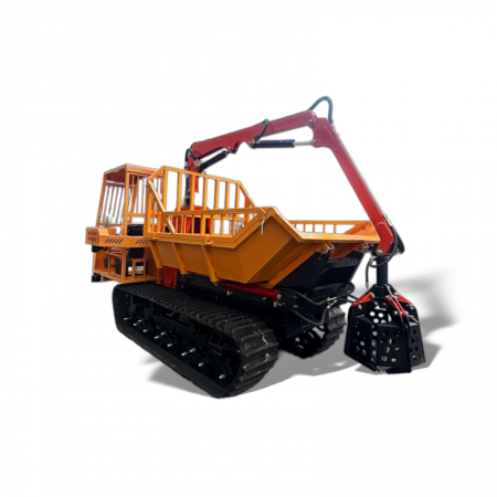 Crawler Dumper 5000kg Kran ilə təchiz edilmişdir
