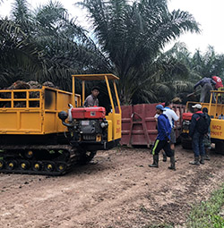 Diofar thagradh airson dumper crawler pluma fèin