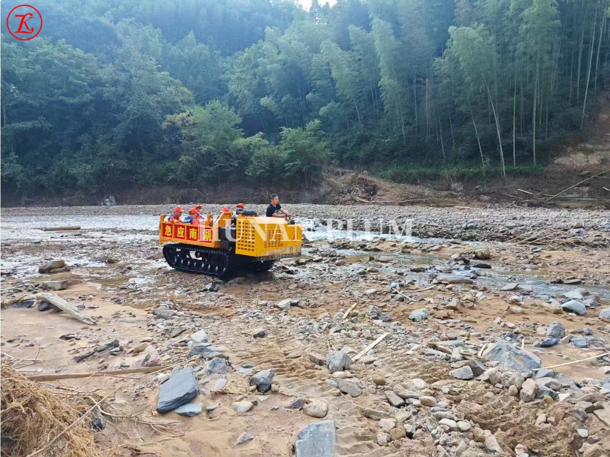 Crawler dumper ដើរតួជាវីរបុរសក្នុងប្រតិបត្តិការជួយសង្គ្រោះ!