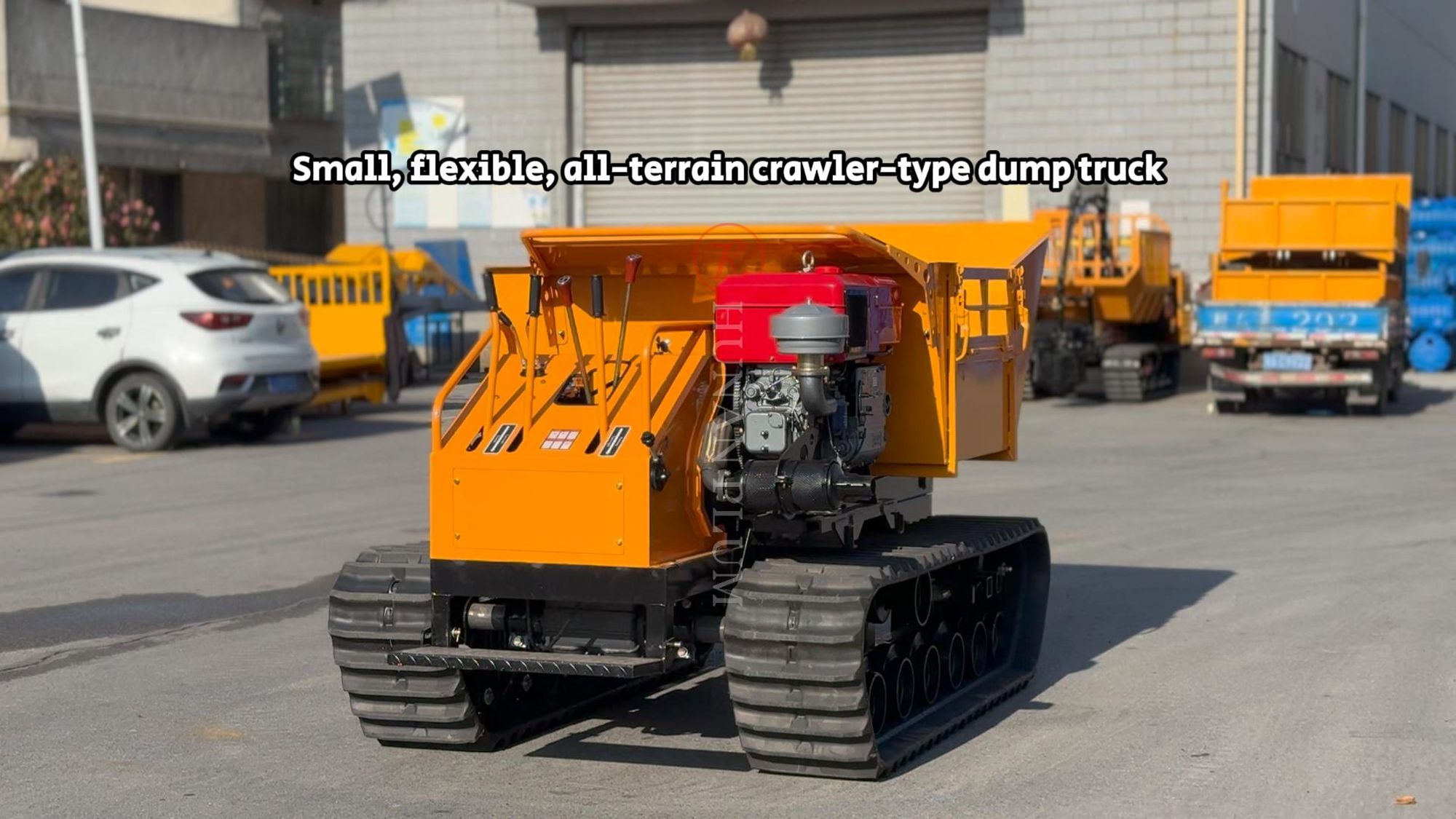 ትንሽ፣ ተለዋዋጭ የሆነ ሁሉን አቀፍ የዳራ አይነት የቆሻሻ መጣያ መኪና MH-2T