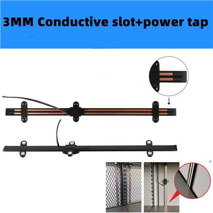 2mm Ultra-Thin Magnetic DC12/24V Conductive Track Power Track system ...