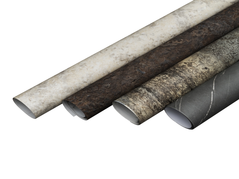 how to stick self adhesive wallpaper on furniture