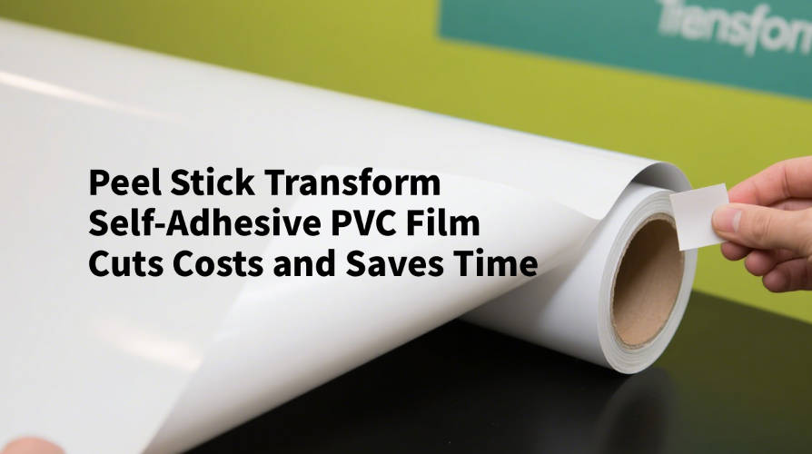 የልጣጭ ዱላ በራስ ተለጣፊ የ PVC ፊልም ወጭዎችን ይቆርጣል እና ጊዜ ይቆጥባል