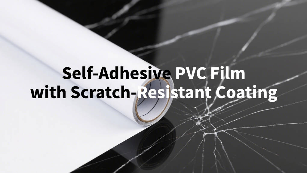 የራስ ማጣበቂያ የ PVC ፊልም ከጭረት መቋቋም የሚችል ሽፋን ጋር