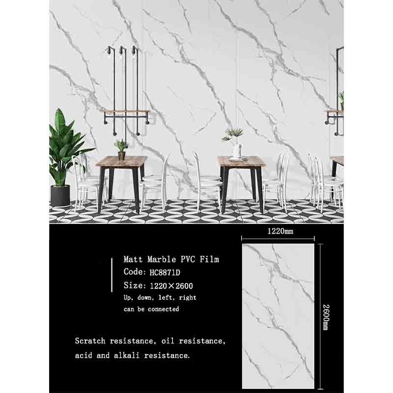 Marble Decorative PVC Film for Wall Panel Furniture Cabinet door Decorative Lines