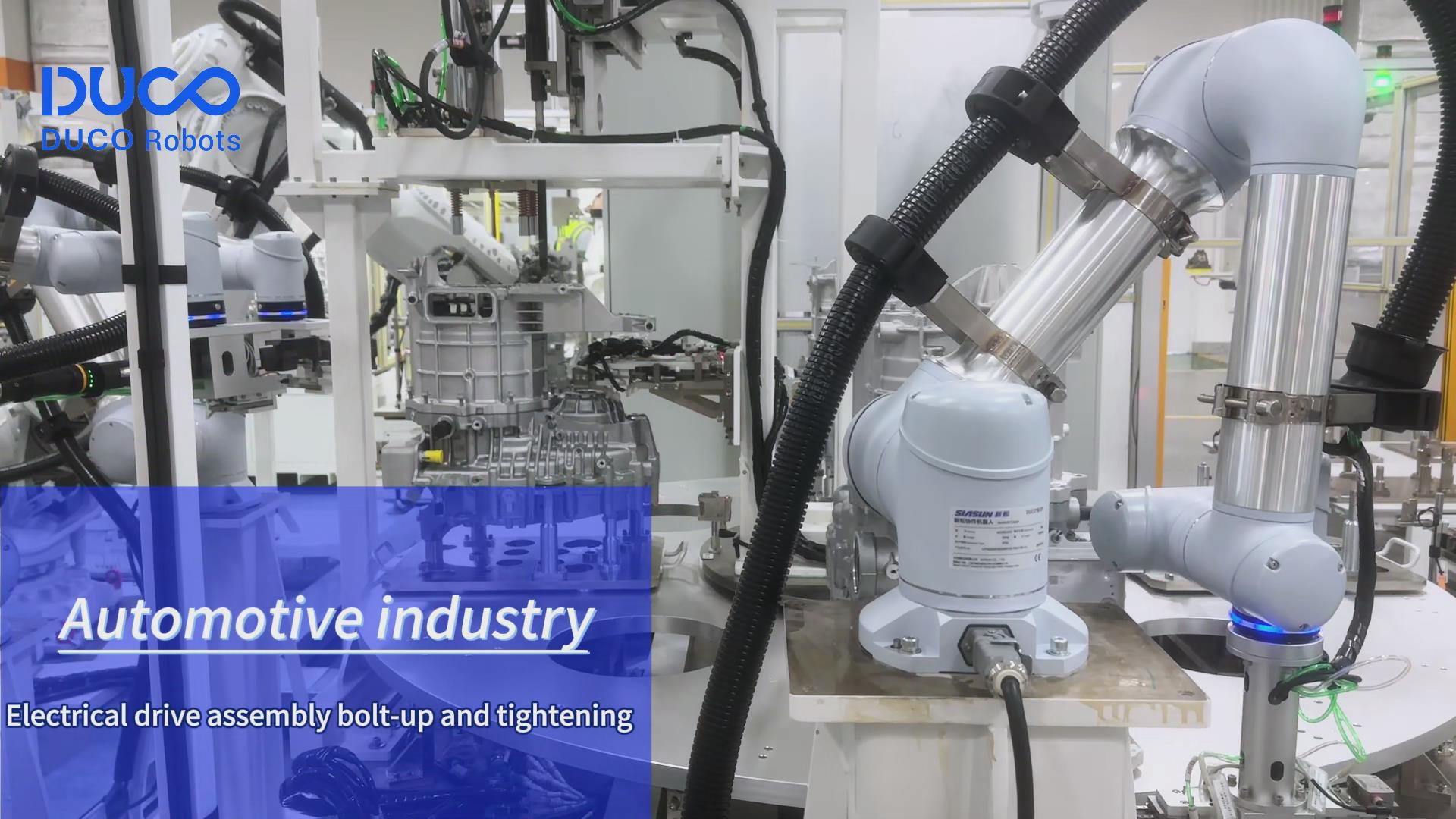 DUCO roboti su sposobni sastavljati električne pogone za automobile s prinosom do 98%!