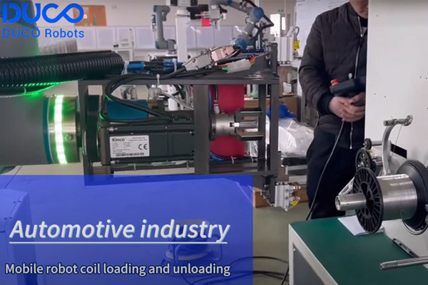 Automobilska industrija - Utovar i istovar zavojnica mobilnih robota